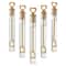 Gold &#x26; Clear Heart Bubble Wands by Celebrate It&#x2122; 100ct.